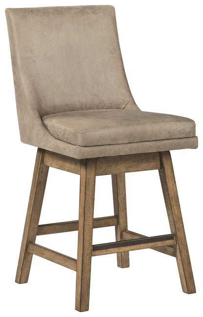 Tallenger - Swivel Barstool (Set of 2) - Hornell Furniture Outlet