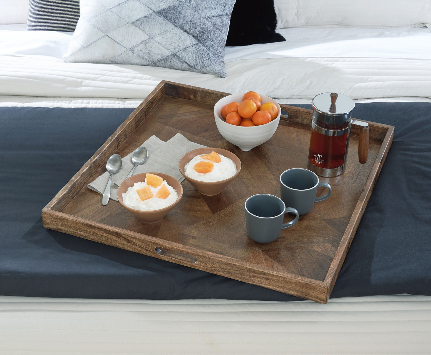 Heddford - Brown - Tray - Hornell Furniture Outlet