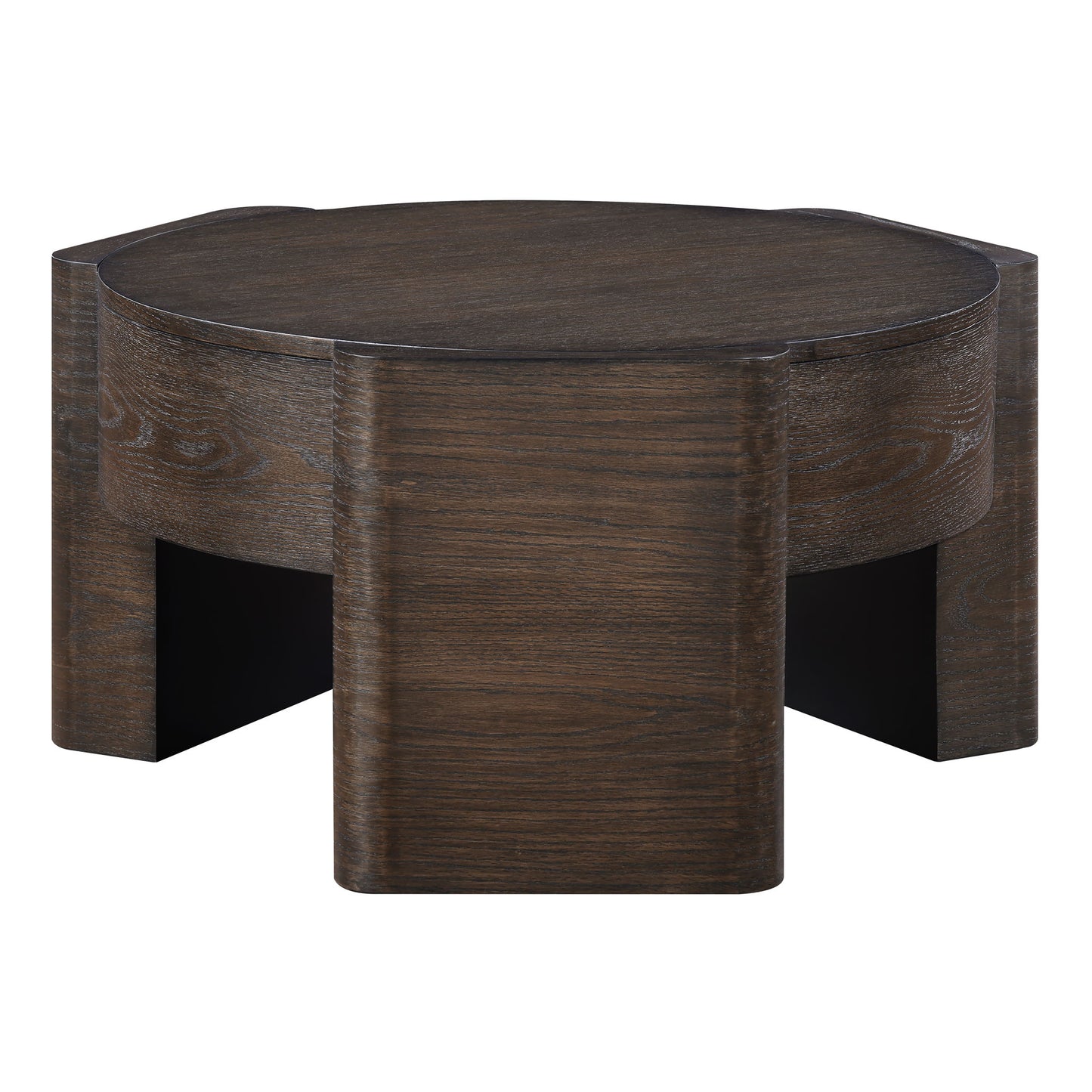 Salina - 3 Piece Round Occasional Set - Espresso - Hornell Furniture Outlet