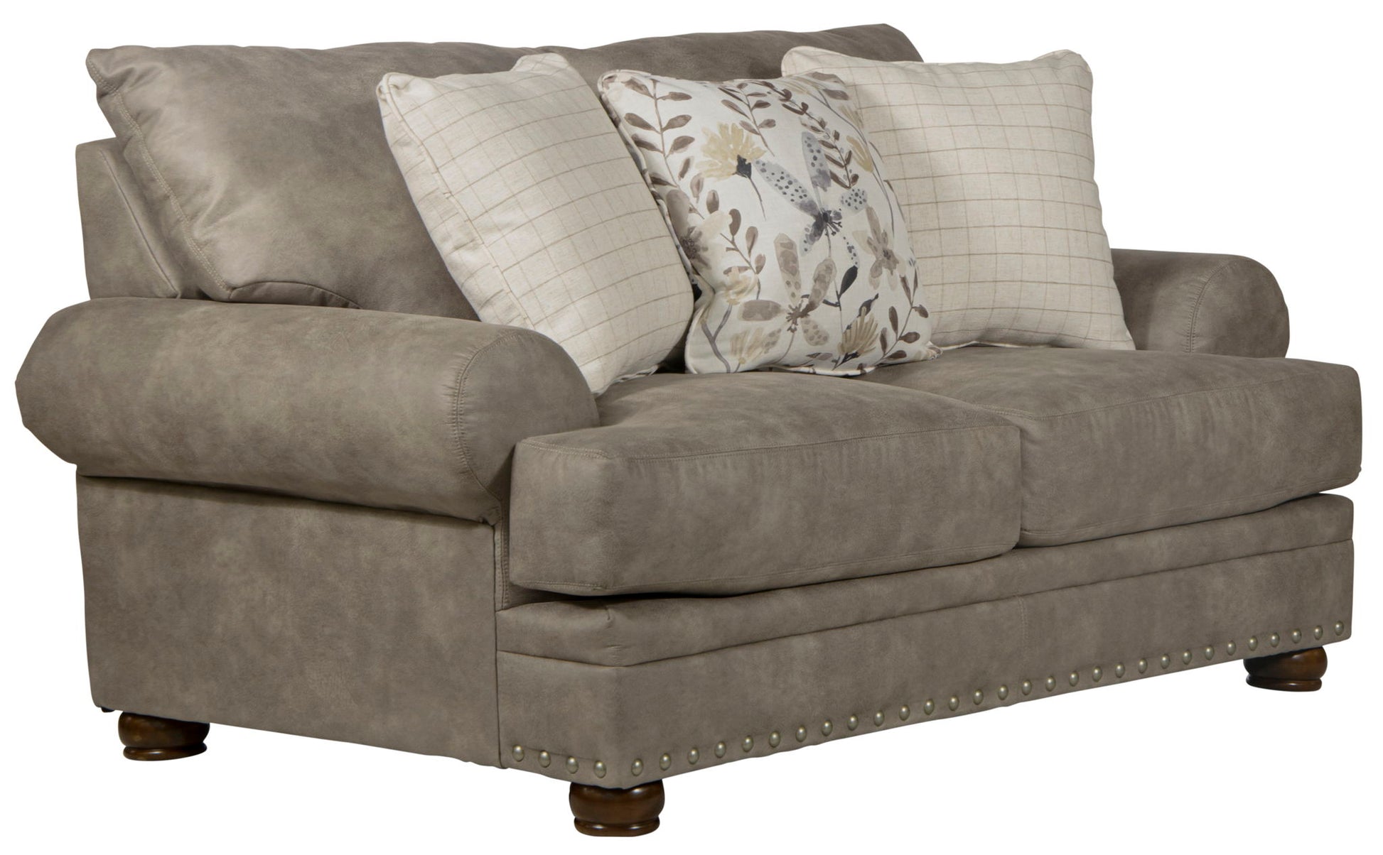 Briarcliff - Loveseat - Pebble - Hornell Furniture Outlet