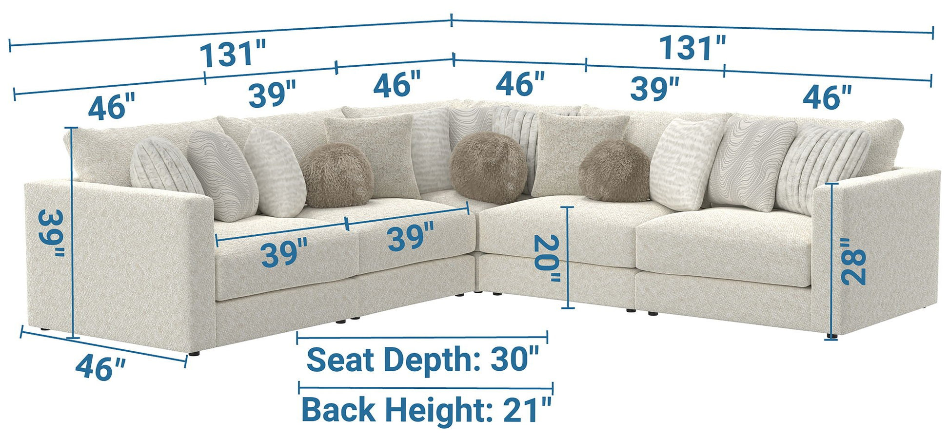 Ritzy - Modular Sofa - Hornell Furniture Outlet