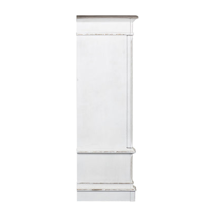 Abbey Park - Mirrored Door Chest - White - Hornell Furniture Outlet