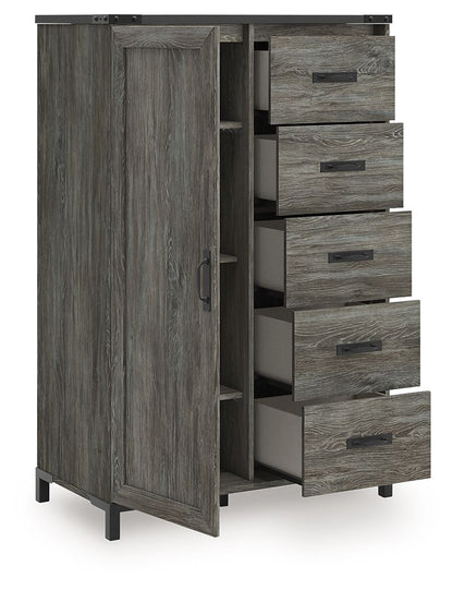 Frandern - Gray - Dressing Chest - Hornell Furniture Outlet