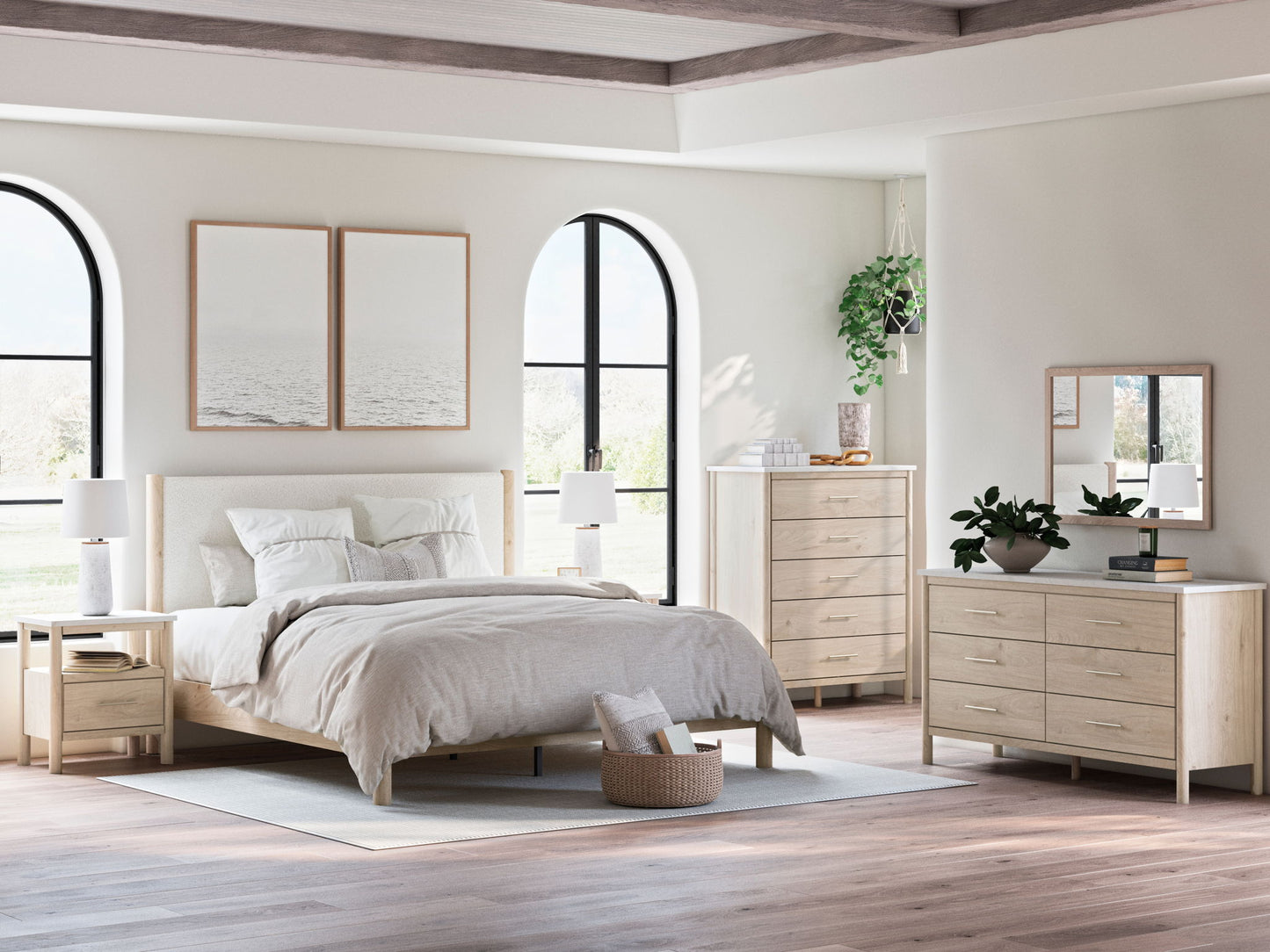Cadmori - Panel Bedroom Set - Hornell Furniture Outlet