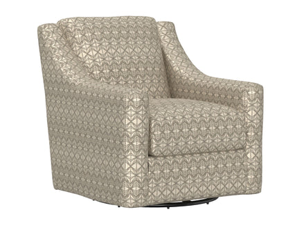 Hyde Park - Fabric Swivel Chair - Beige - Hornell Furniture Outlet