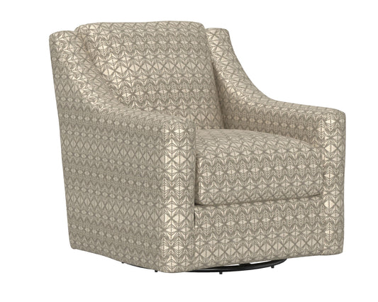 Hyde Park - Fabric Swivel Chair - Beige - Hornell Furniture Outlet