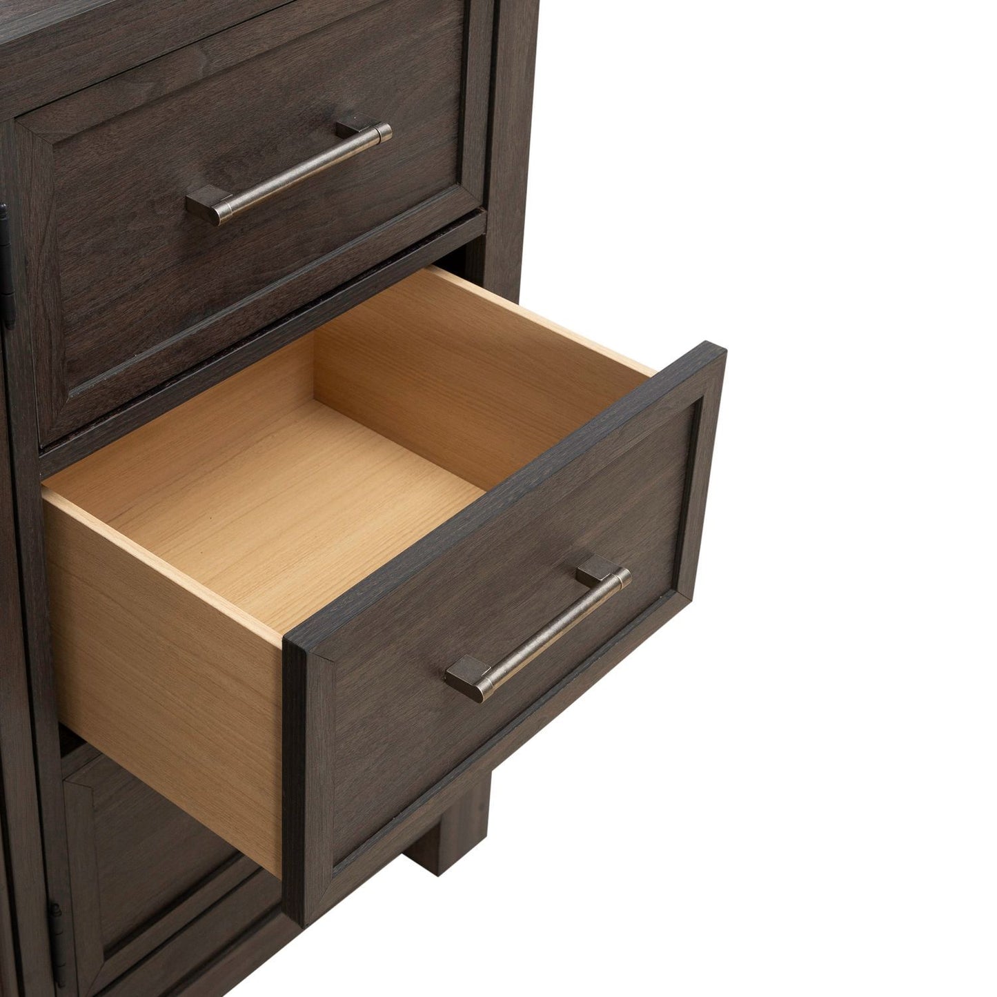 Modern Edge - 2 Door 6 Drawer Dresser - Brown - Hornell Furniture Outlet