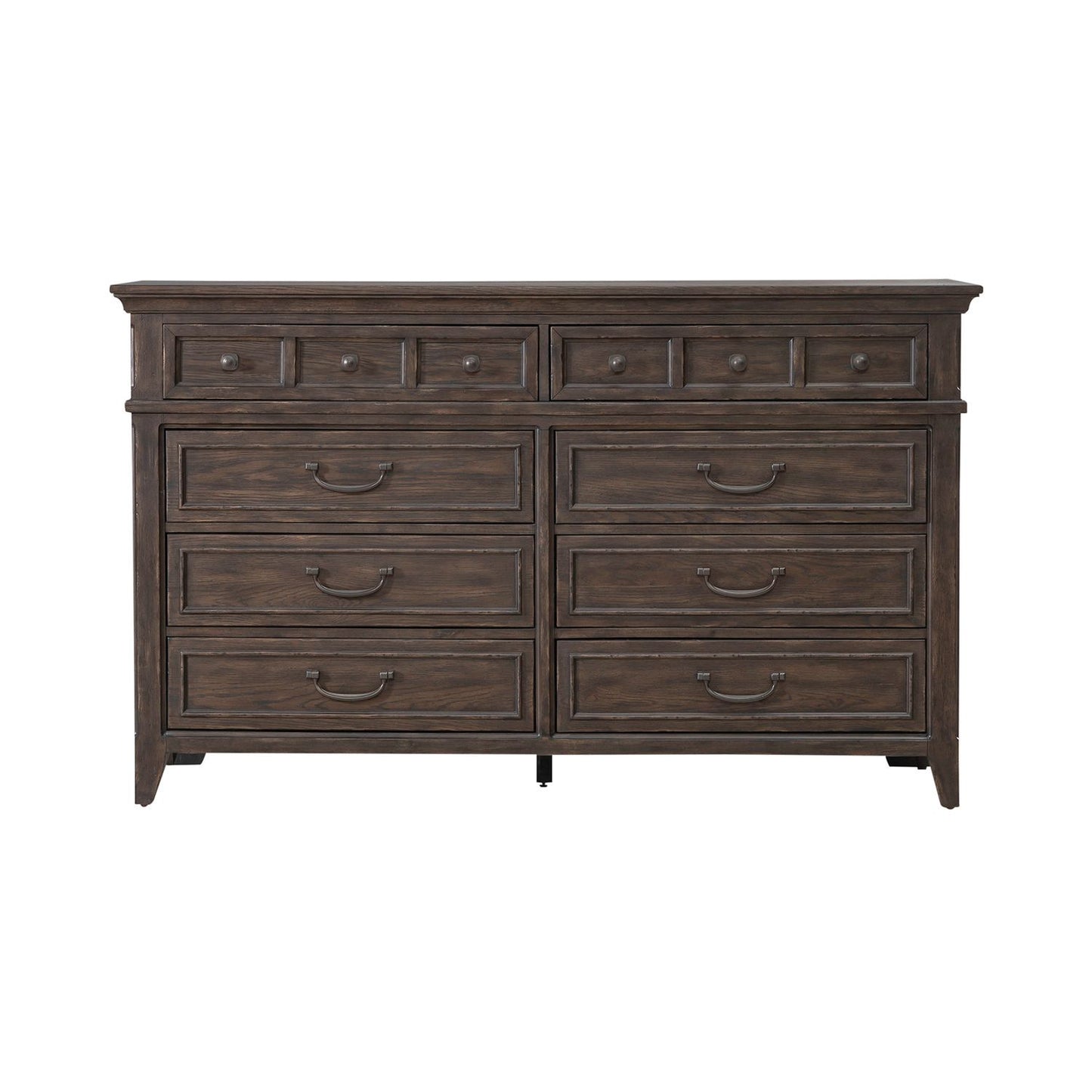 Paradise Valley - 8 Drawer Dresser - Dark Brown - Hornell Furniture Outlet