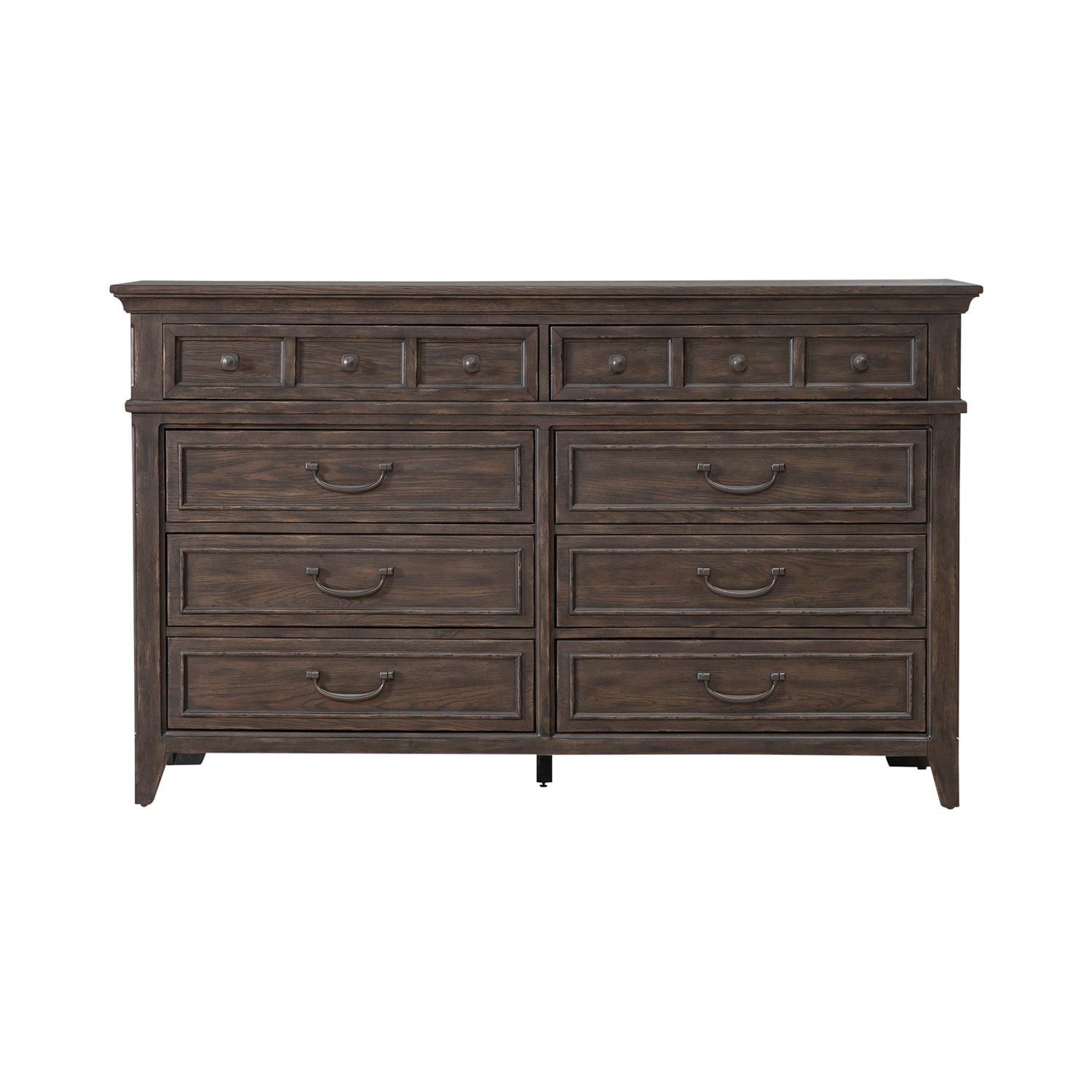 Paradise Valley - 8 Drawer Dresser - Dark Brown - Hornell Furniture Outlet