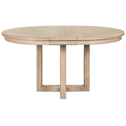 Proximity Place - Pedestal Table - Brown - Hornell Furniture Outlet