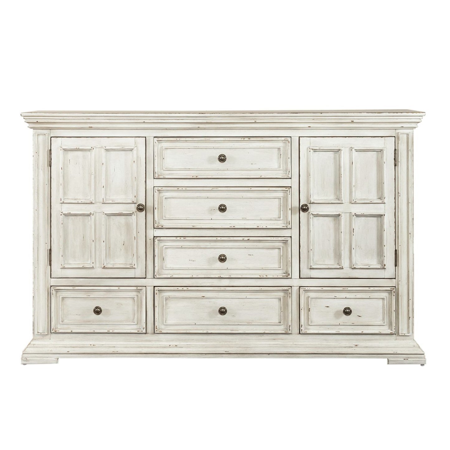 Big Valley - 2 Door 6 Drawer Dresser - Hornell Furniture Outlet