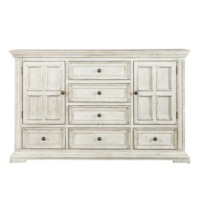 Big Valley - 2 Door 6 Drawer Dresser - Hornell Furniture Outlet