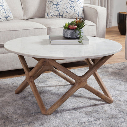 Wyman - Marble Top Table - Hornell Furniture Outlet