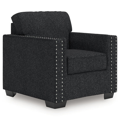 Jasmine Peaks - Coal - Chair - Hornell Furniture Outlet