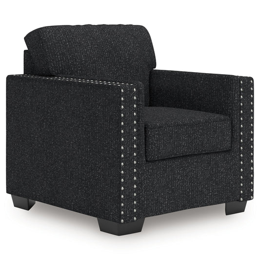 Jasmine Peaks - Coal - Chair - Hornell Furniture Outlet