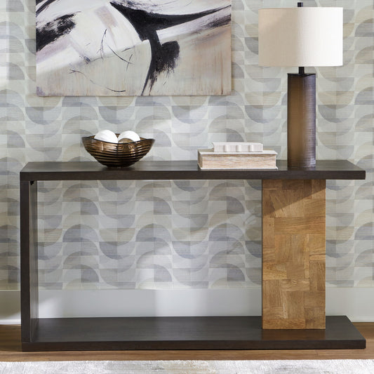 Camlett - Brown - Console Sofa Table - Hornell Furniture Outlet