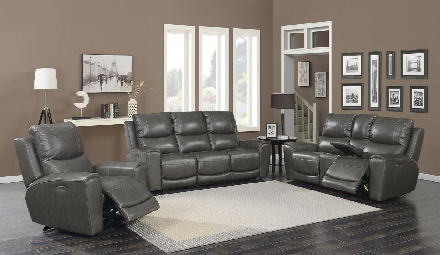 Laurel - Dual Power Console Loveseat - Hornell Furniture Outlet