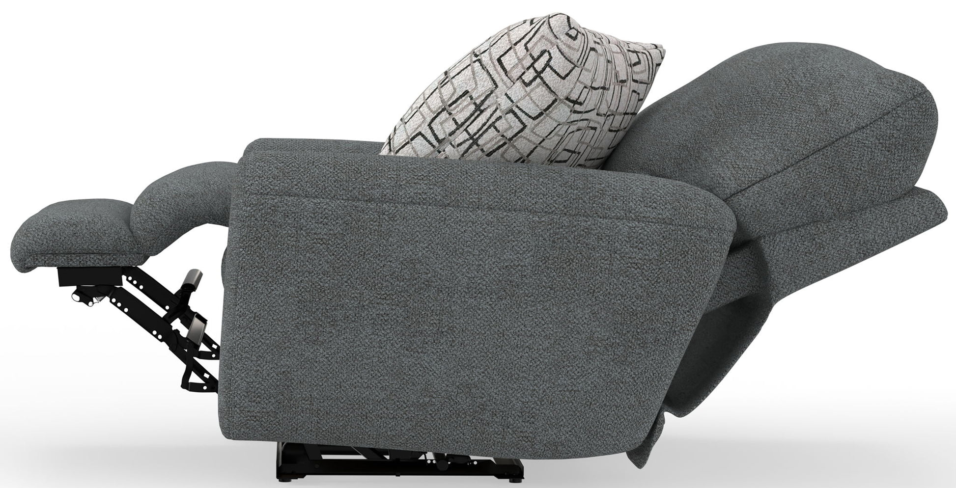 Maxwell - Power Deep Seat Lay Flat Recliner - Hornell Furniture Outlet