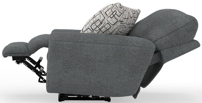 Maxwell - Power Deep Seat Lay Flat Recliner - Hornell Furniture Outlet