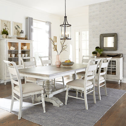 Whitney - Trestle Table Set - Hornell Furniture Outlet