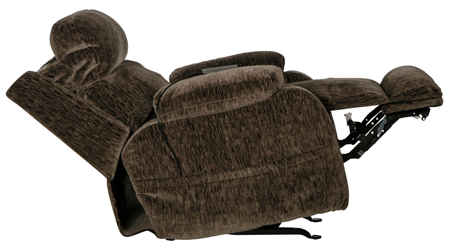 Refresher - Power Headrest Power Rocker Recliner With CR3 Heat / Massage / Lumbar - Hornell Furniture Outlet