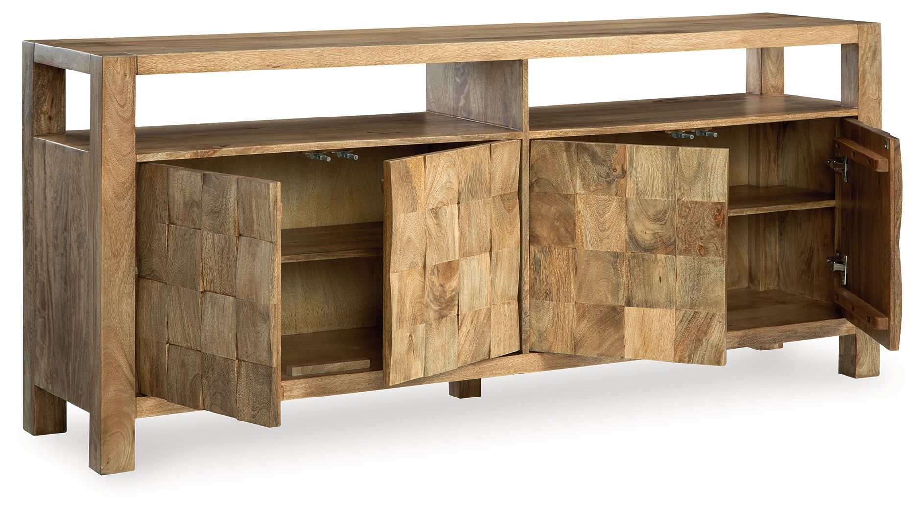 Hudwick - Natural Brown - Accent Cabinet - Hornell Furniture Outlet
