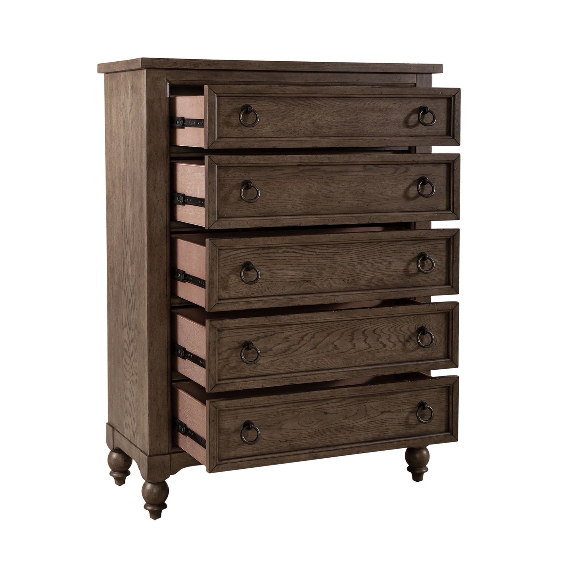 Americana Farmhouse - 5 Drawer Chest - Hornell Furniture Outlet