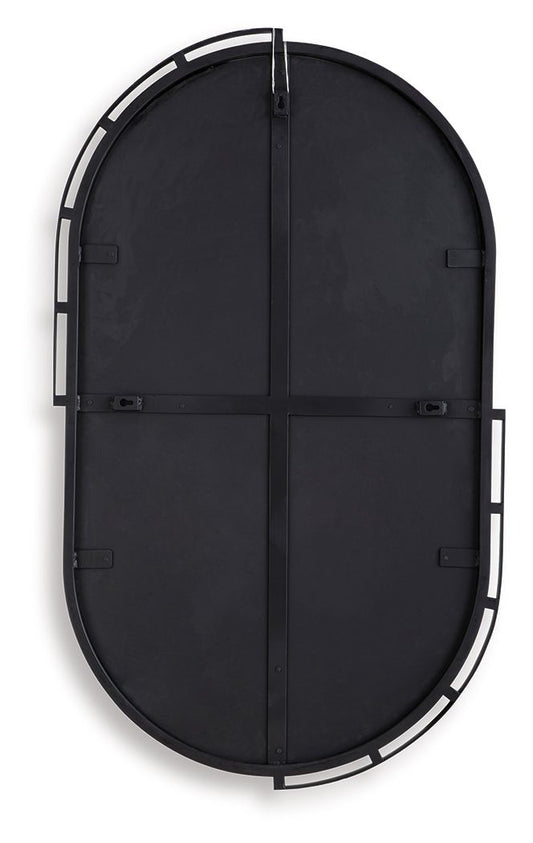 Valkings - Black - Accent Mirror - Hornell Furniture Outlet