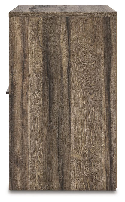Elbrim - Brown - One Drawer Night Stand - Hornell Furniture Outlet