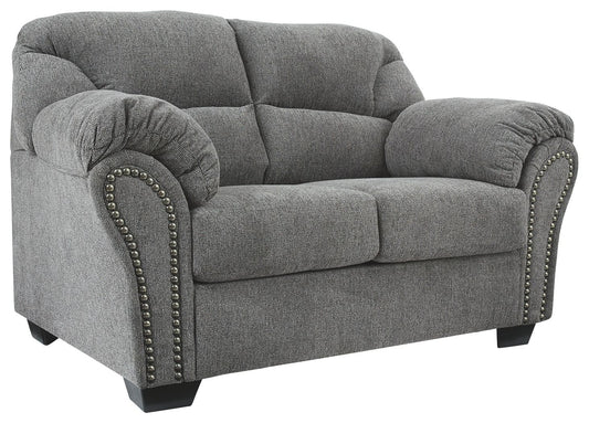 Allmaxx - Pewter - Loveseat - Hornell Furniture Outlet