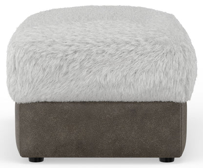 Snowball - Ottoman - Taupe - Hornell Furniture Outlet