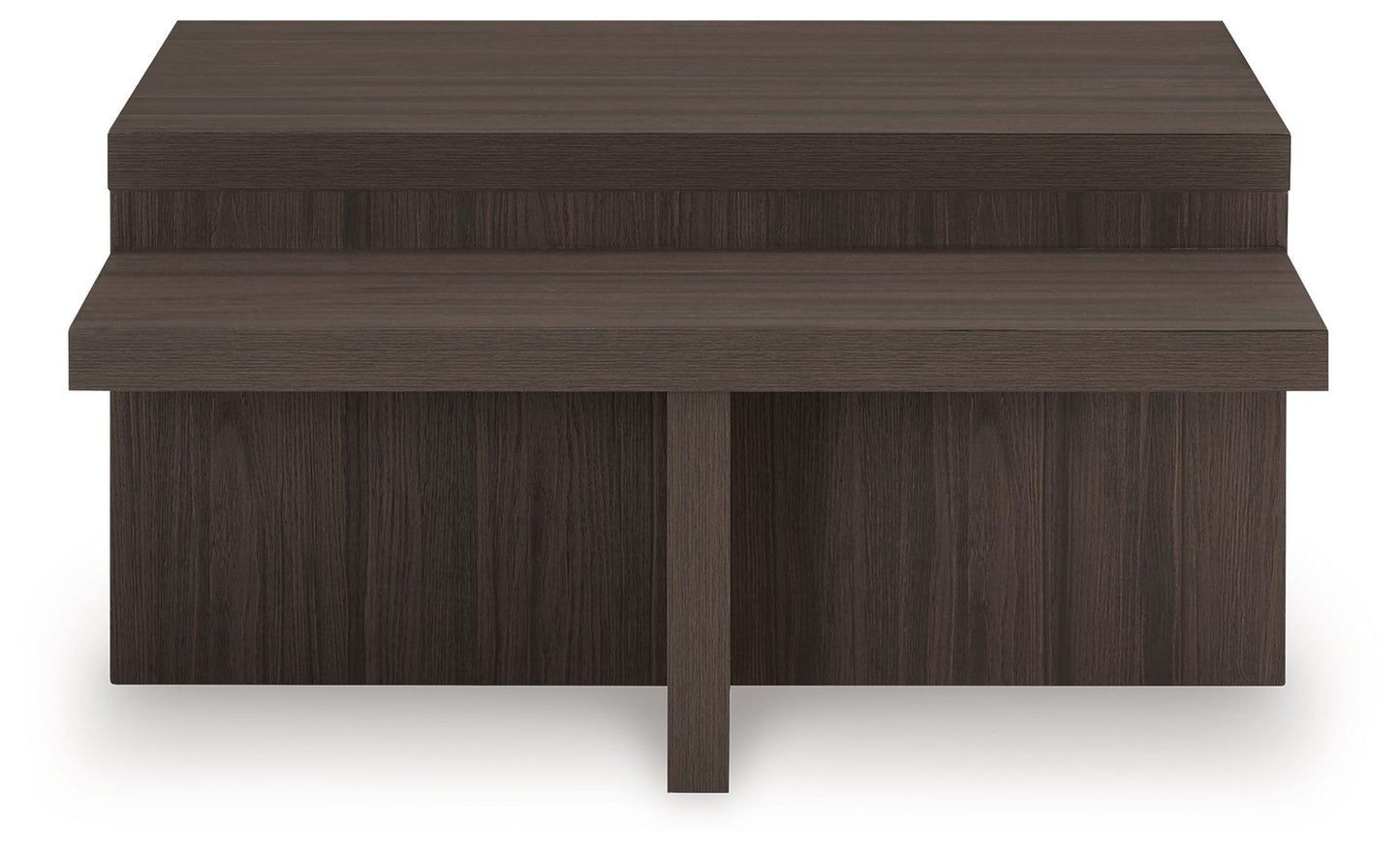 Zendex - Brown - Occasional Table Set (Set of 2) - Hornell Furniture Outlet