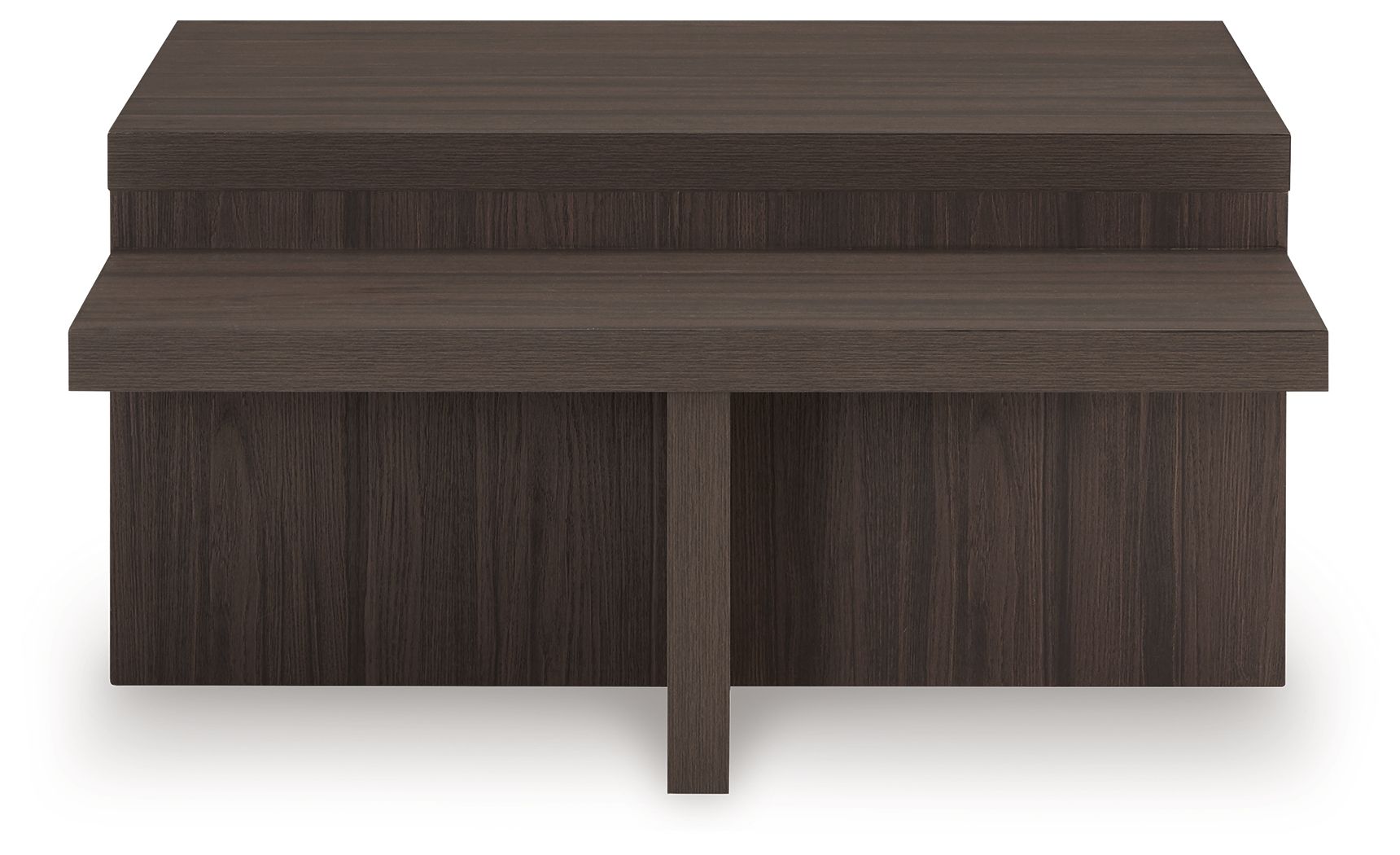 Zendex - Brown - Occasional Table Set (Set of 2) - Hornell Furniture Outlet