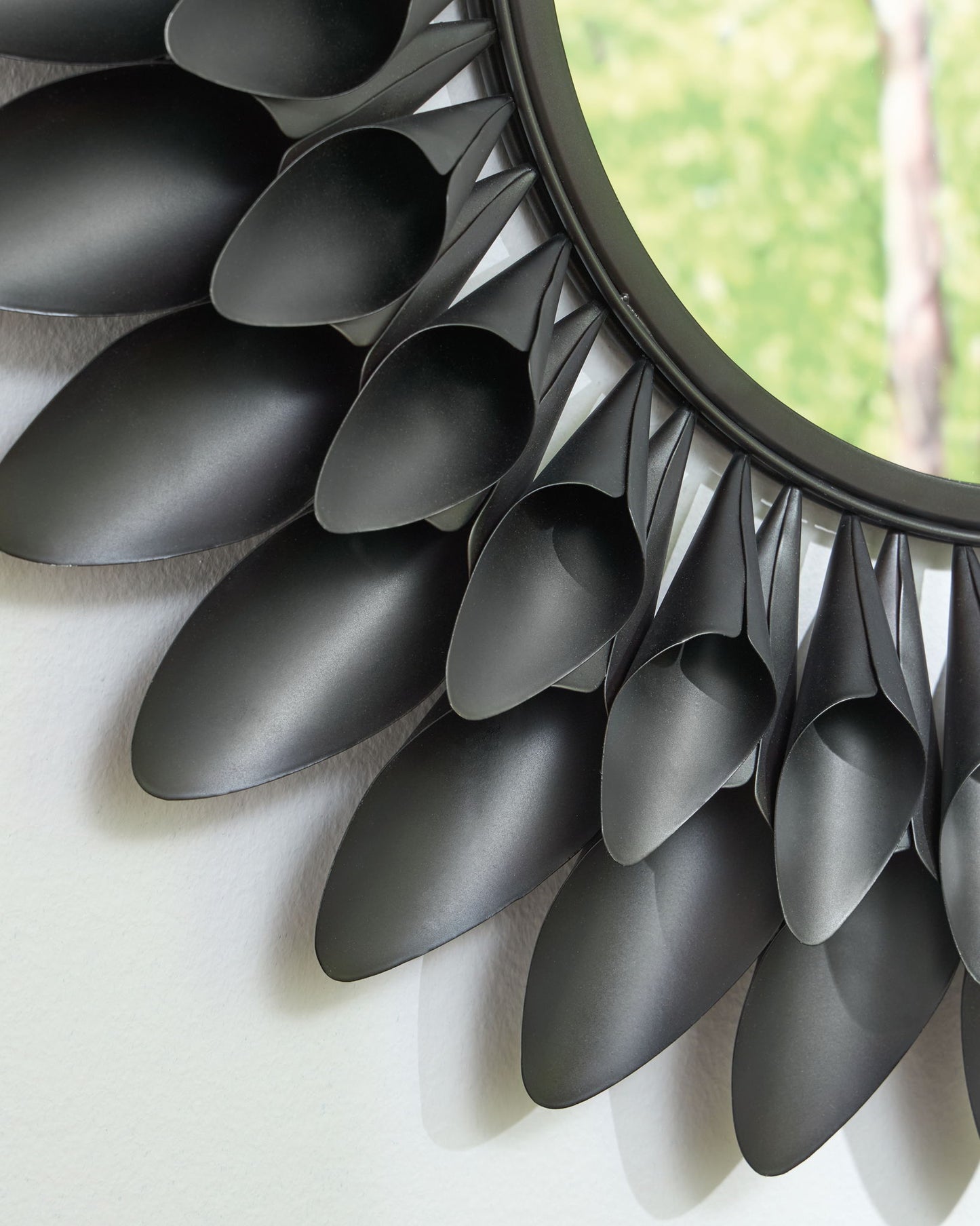 Ryenmour - Oil Rubbed Bronze Finish - Accent Mirror - Hornell Furniture Outlet