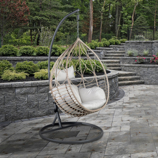 Lux - Basket Chair - White - Hornell Furniture Outlet