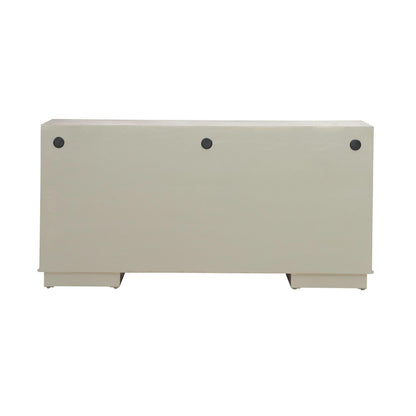 Terrace - 4 Door Accent Cabinet - Gray - Hornell Furniture Outlet