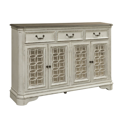 Magnolia Manor - Hall Buffet - White - Hornell Furniture Outlet