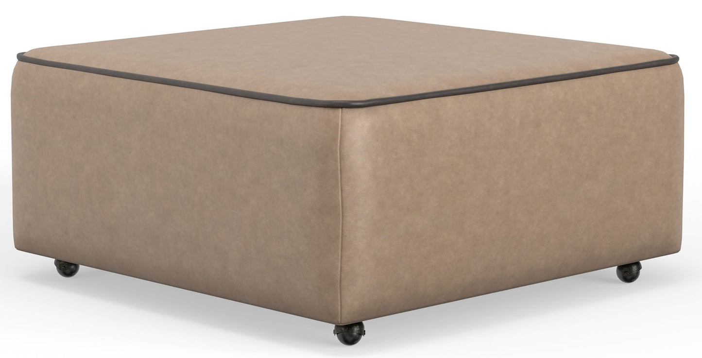 Nico - Castered Cocktail Ottoman - Hornell Furniture Outlet