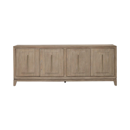 Brentwood - 78" TV Console - Sandstone - Hornell Furniture Outlet