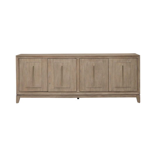 Brentwood - 78" TV Console - Sandstone - Hornell Furniture Outlet