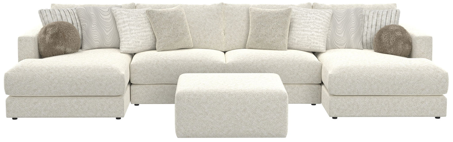 Ritzy - Modular Sofa And Included Cocktail Ottoman - Hornell Furniture Outlet