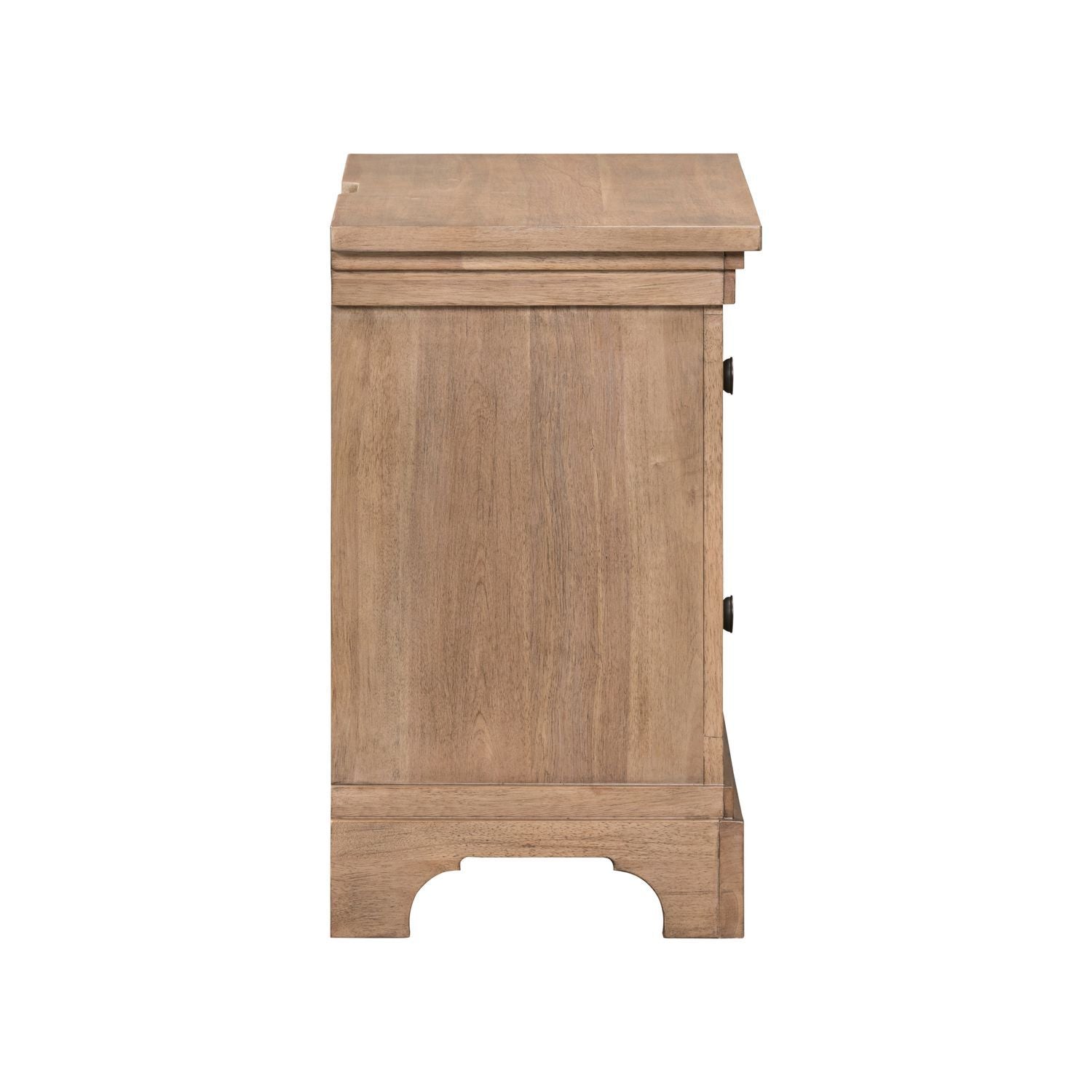 Haven Hills - Nightstand With Charging Station - Camel Beige - Hornell Furniture Outlet
