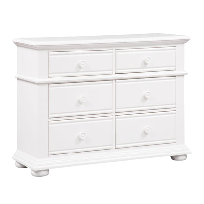 Summer House - 6 Drawer Dresser - White - Hornell Furniture Outlet