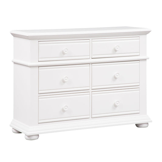 Summer House - 6 Drawer Dresser - White - Hornell Furniture Outlet