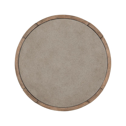 South Bend - Round Chairside Table - Brown - Hornell Furniture Outlet