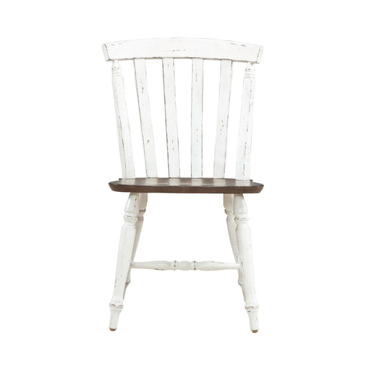 Al Fresco - Slat Back Side Chair (RTA) - White - Hornell Furniture Outlet