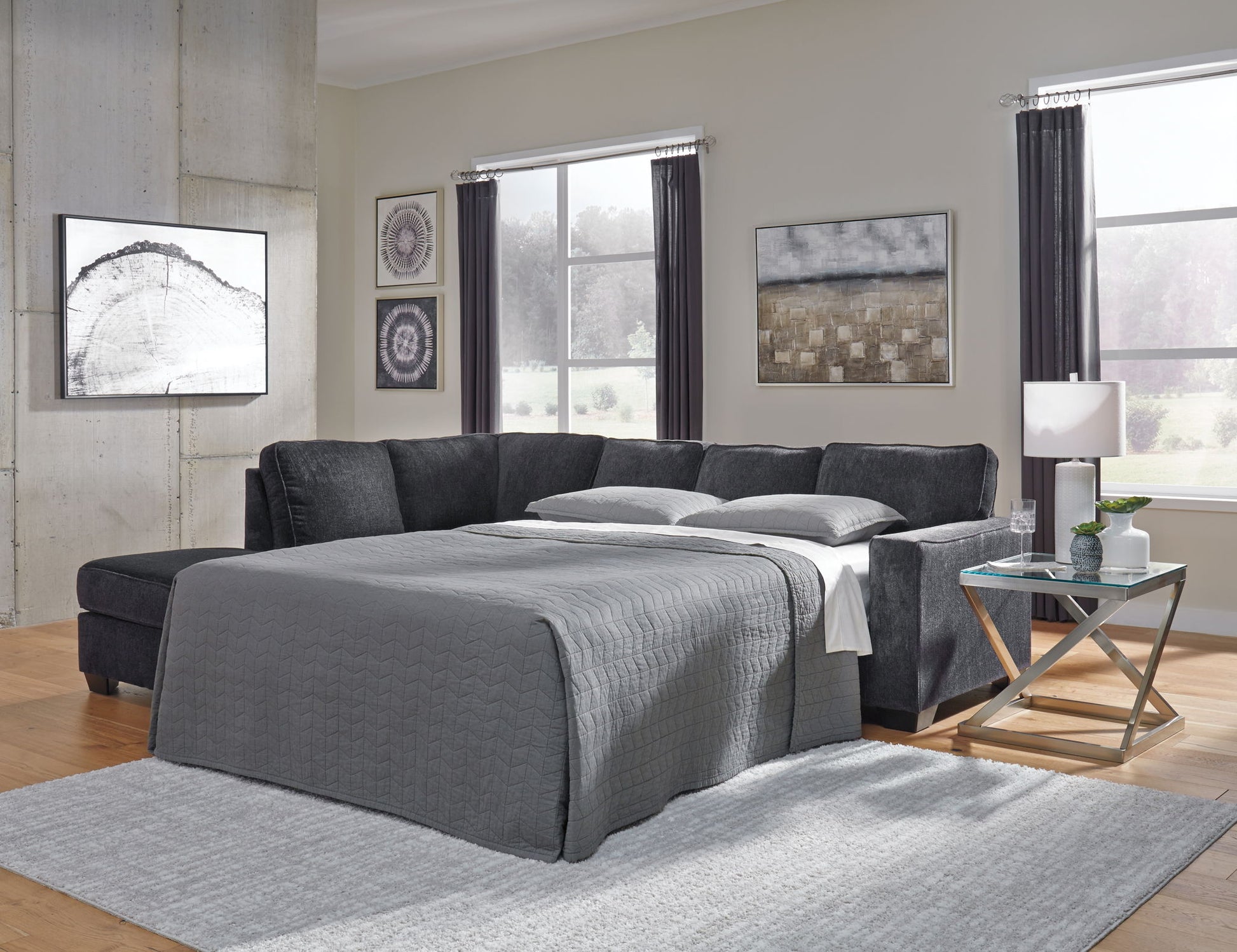 Altari - Sleeper Sectional - Hornell Furniture Outlet