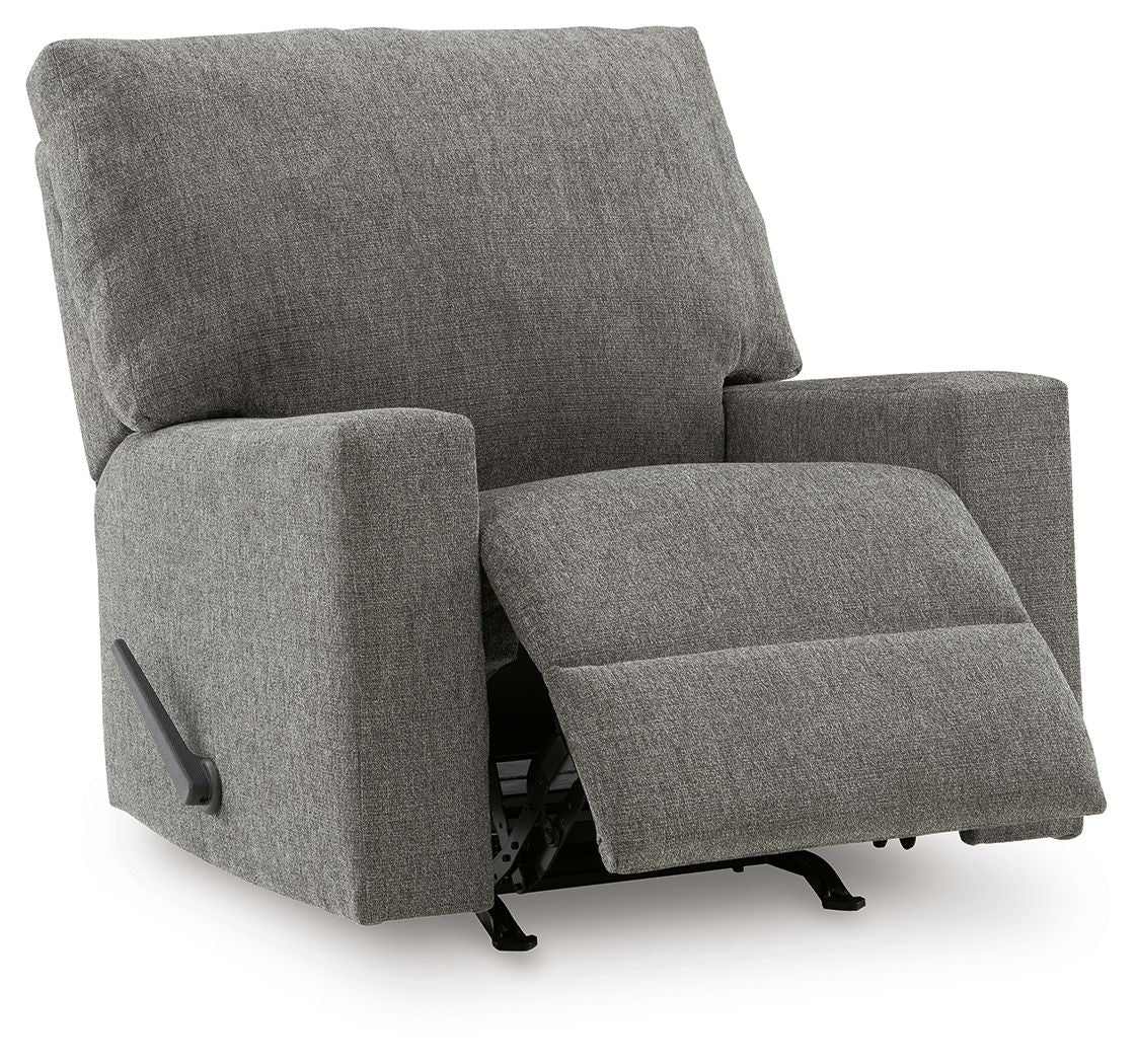 Clarington - Rocker Recliner - Greystone - Hornell Furniture Outlet