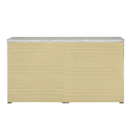 Modern Play - 6 Drawer Dresser - White - Hornell Furniture Outlet