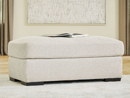 Conlee - Pike - Ottoman - Linen - Hornell Furniture Outlet